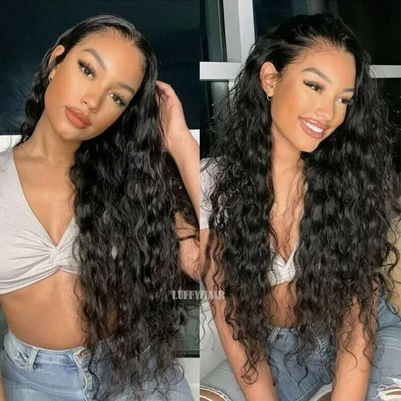 Pre-bonded U-tip Human Hair Extensions Deep Curly Keratin Fusion_voghion.com