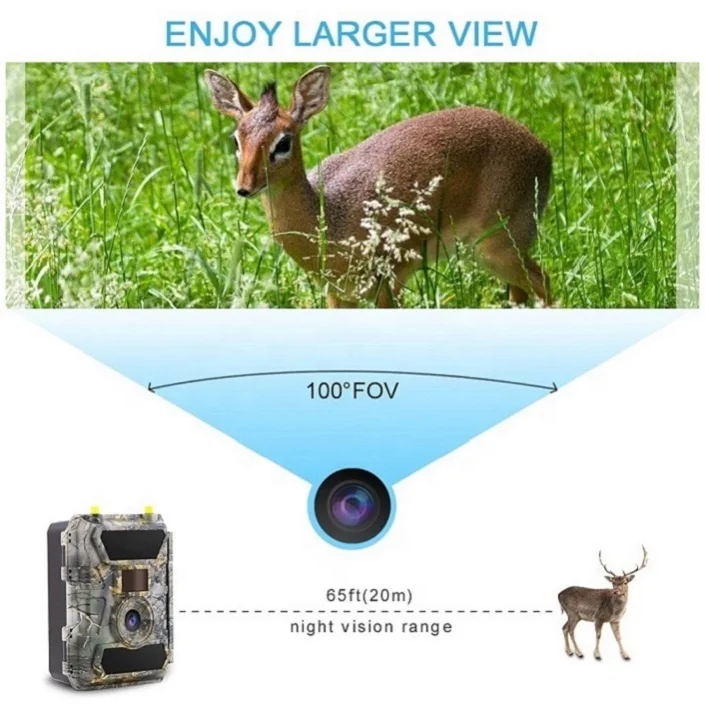 Willfine 4.0 CG MMS GSM 4G LTE Cellular Outdoor Hunting Camera Wireless Trail Camera