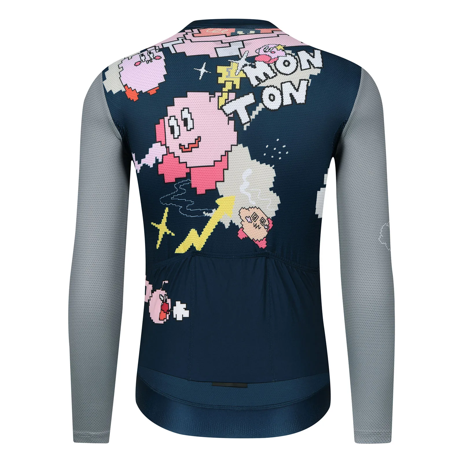 Monton Mens Long Sleeve Cycling Jerseys Bike Biking Shirts Full