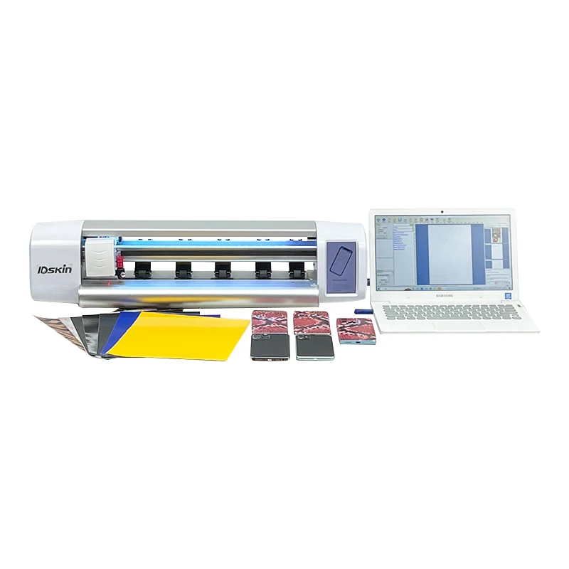 DAQIN Unlimited Cell Phone Skin Making Machine With 3D Design Software for Stickers & Skins Making Business