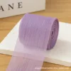 4 ซม.- ผ้าไหมสีม่วงสดใส (5 ม.)