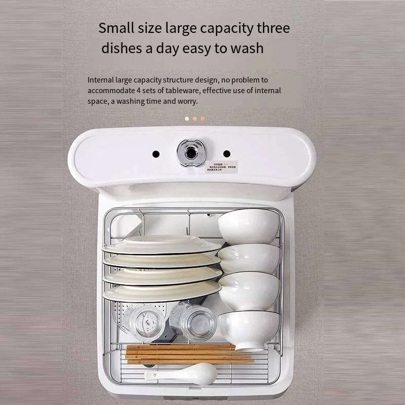 Automatic Washing, Drying Disinfecting Fluoroscopic Table for Household Use Without Installing Smart Dishwashers