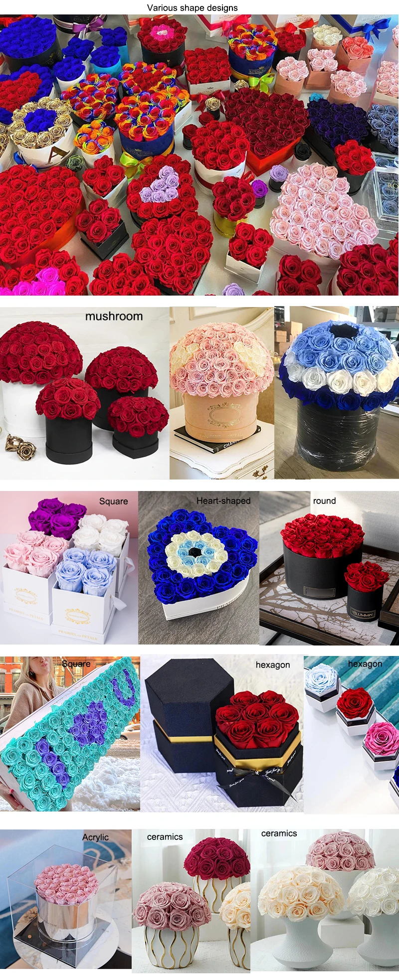 Preserved Roses Box 2024 Wholesale Ecuadorian Preserved Roses Yunnan