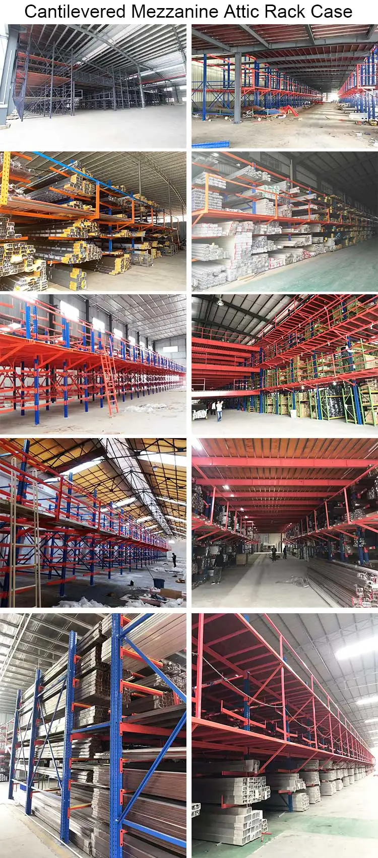 Glass Racks Warehouse Storage Cantilever Racking Duty Long Arms Iron Cantilever Racking System High Capacity Cantilever Racking