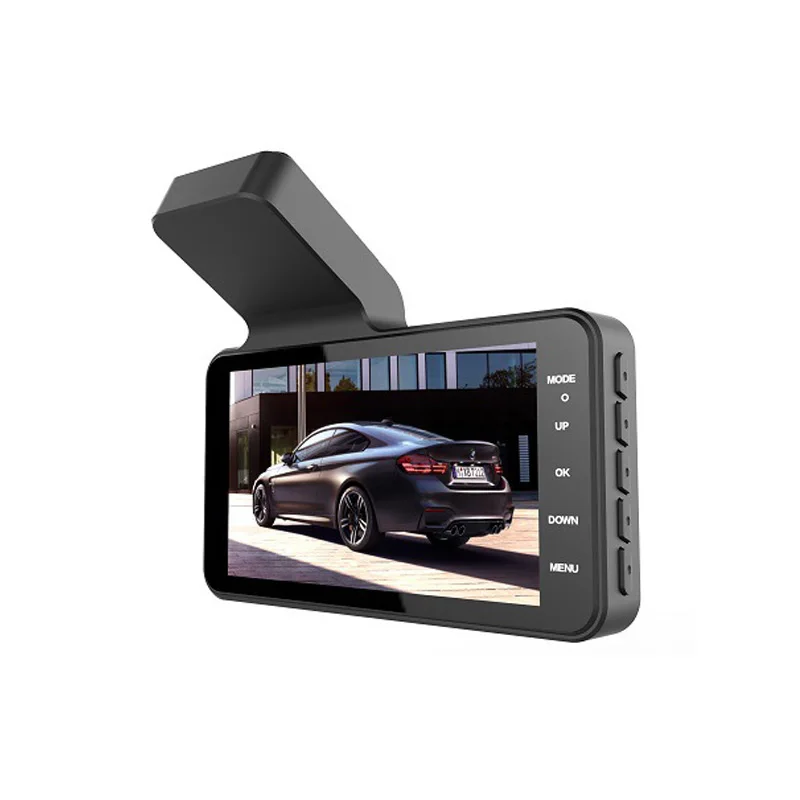 Hd 1080p 4inch Front And Rear View Camer Car Dash Cam Touch Version