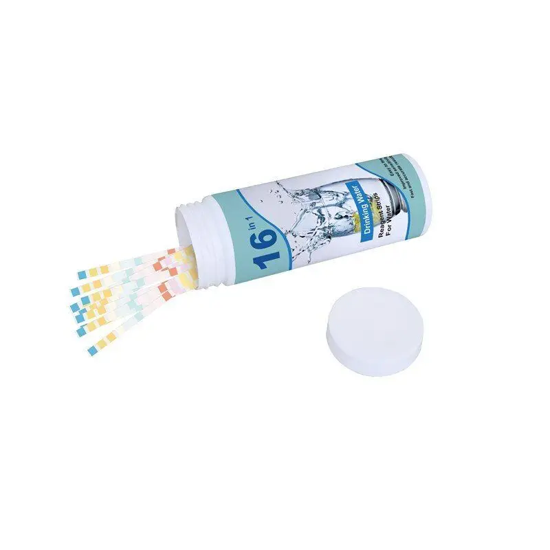 16 Way Drinking Water Safe Test Kit for Home Tap and Well Water Easy Read Water Testing Strips