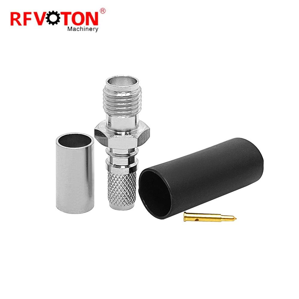 High Quality LMR 195 Connector RP SMA Female Connector for LMR195 Cable