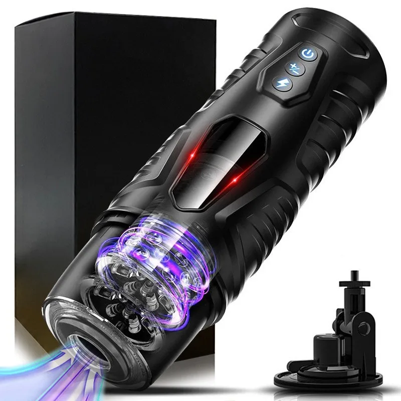 Spinner Cup Male Masturbator for Men 7 Thrusting Rotating Modes Stroker  Masturbation Toys