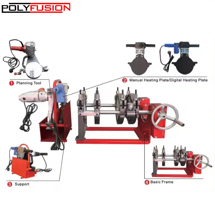 Hot Product Manual Butt fusion Machine Butt fusion Welding Machine Hdpe Pipe Butt fusion Welding Machine