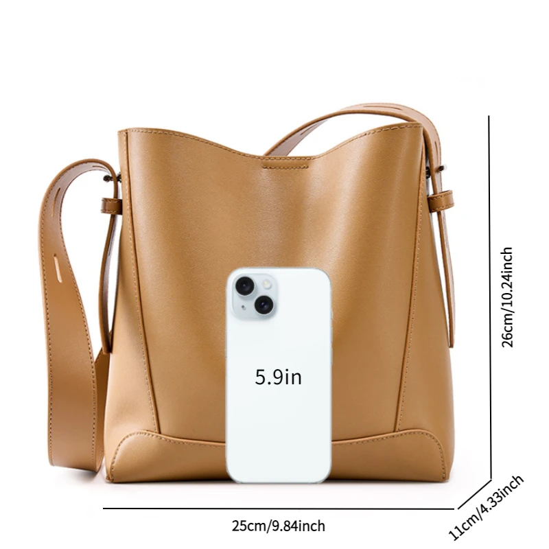 Sacs Main Pour Femmes Luxury Designer Genuine Leather Tote Bag Stock Wholesale Solid Wom aperçu 6
