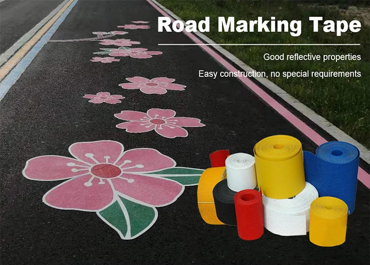 Preformed Pavement Marking Tape Temporary For Marking Driveways,Parking