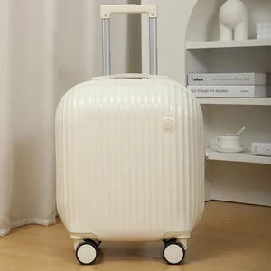 Wholesale Airplane Carry on Suitcase 18 Inch Small Travel Loading Trolley Luggage With Combination Lock Hand Luggage Bags