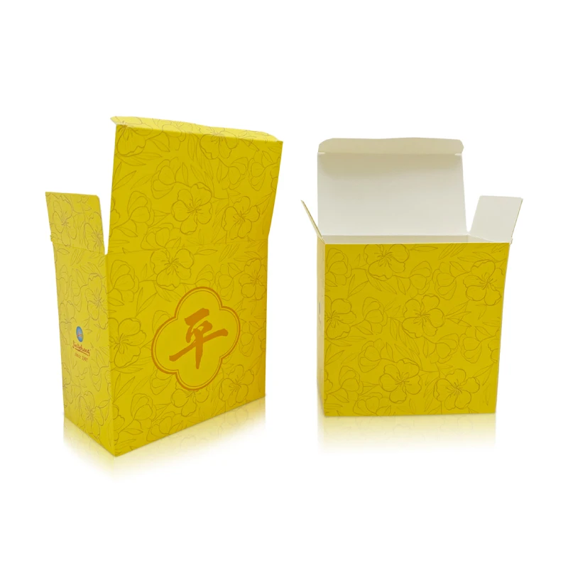 Wholesale Cheap Price Custom Logo Printed Small Folding Art Paper Box Cosmetics Gifts & Food Packaging Paper Box for Business