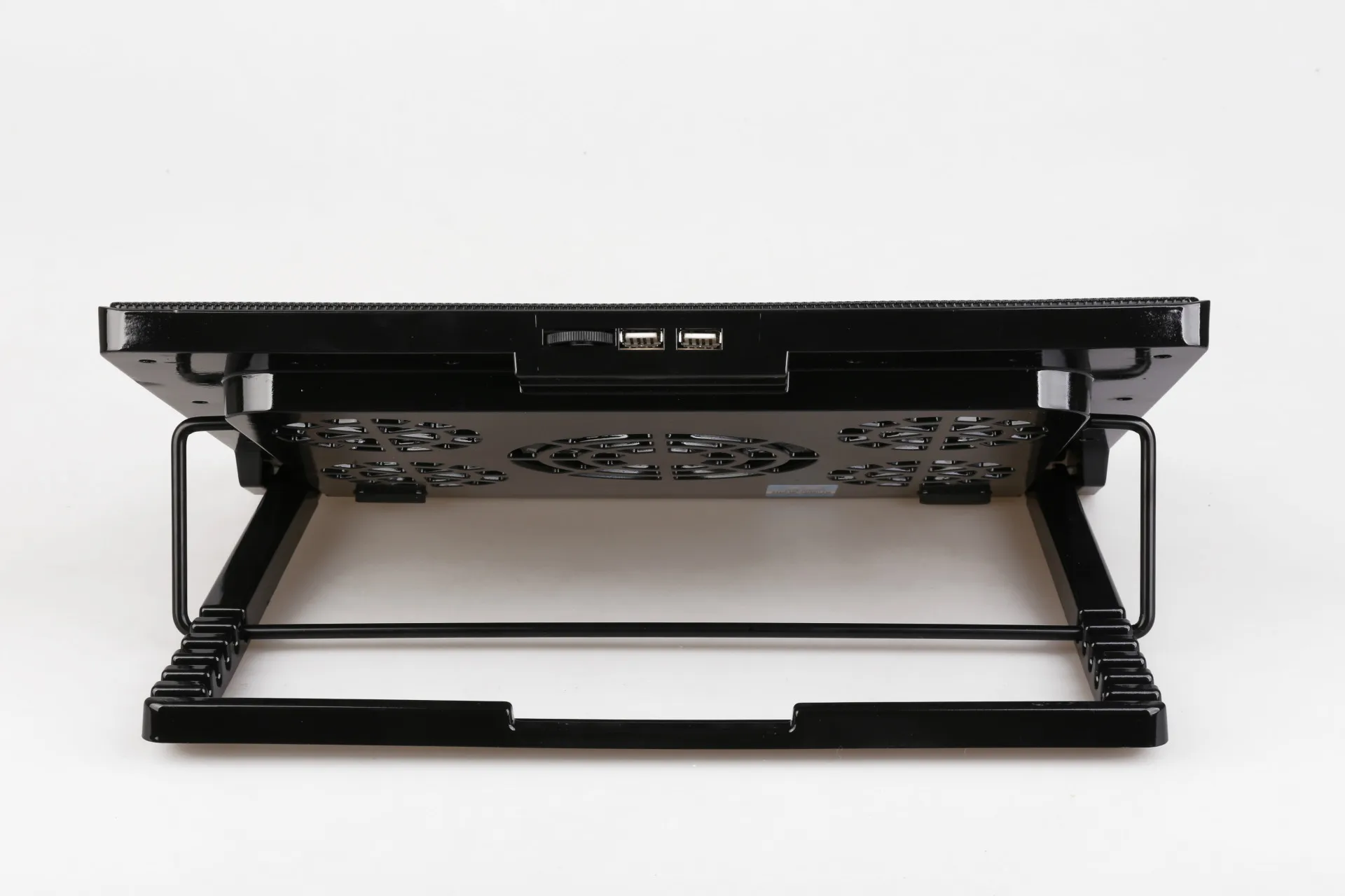 Подставка-Кулер для ноутбука с 5 вентиляторами регулируемая охлаждающая подставка RGB черный кулер