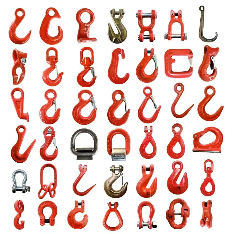 Rigging Forged Steel Large Opening Type Lifting Hook Alloy Steel Clevis 