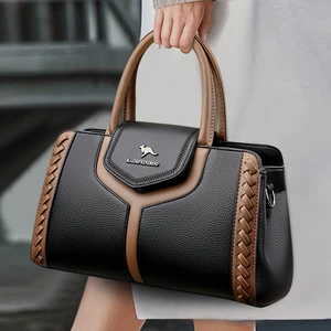 New Designer Luxury Classic Business Ladies Handbags Hand Bag Pu Leather Fashion Womens Tote Bags