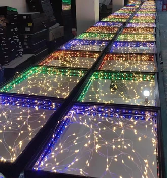 2024 hot led Programmable RGB Twinkle LED Dance Floor  Ear of wheat led stage lighting