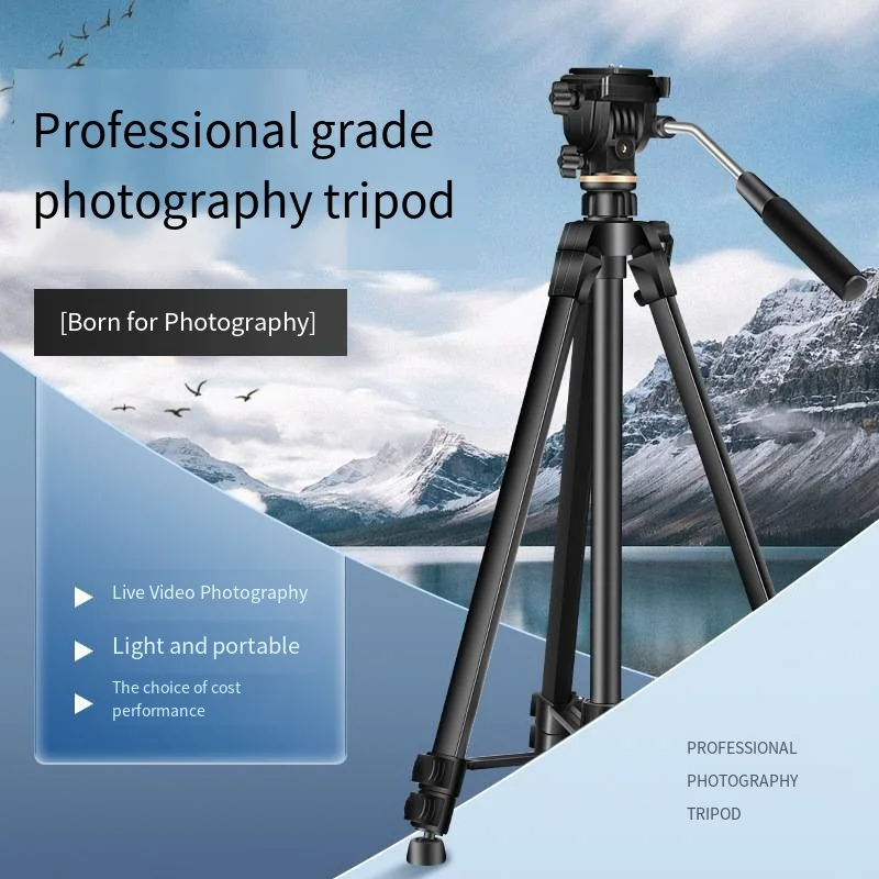 FOSOTO Professional Aluminum Light Weight Digital Camera Tripod