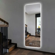 Large Smart Led Mirrors Wall Full Mirror Hotel Bathroom Full Length Led Mirror With Light