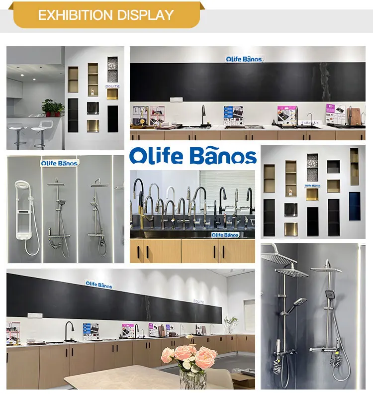 Olife Banos new design bathroom gunmetal color multifunctional piano key star moon light shine led waterfall  shower set factory