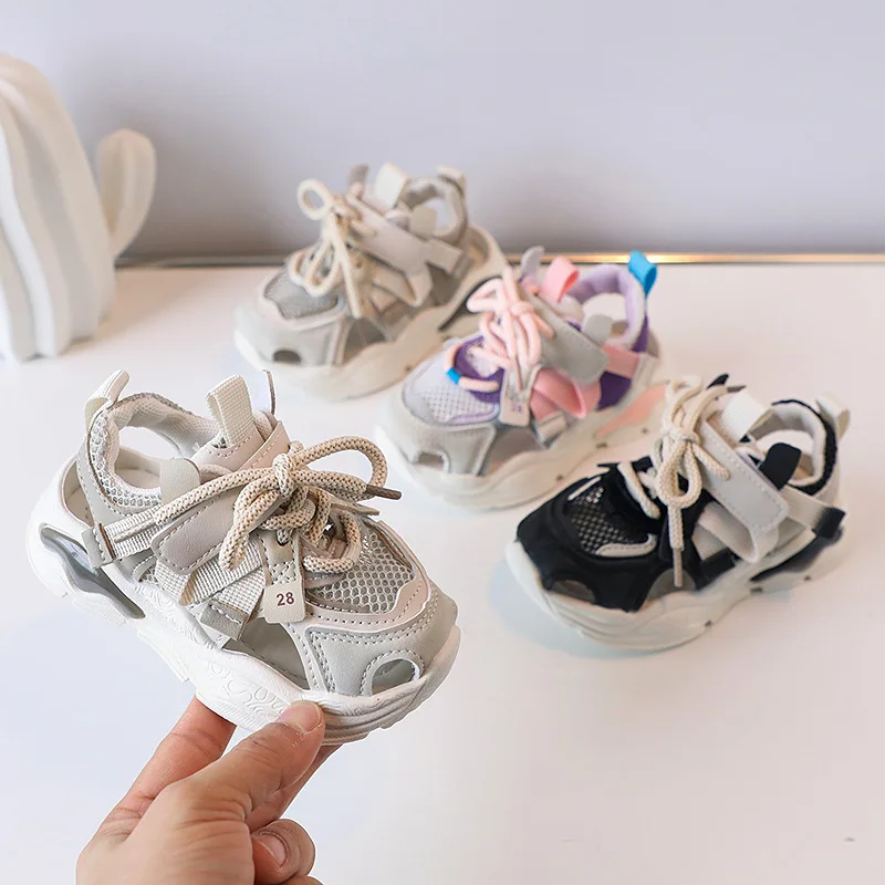 Sandals Light Shoes For Baby Boy 2024 New Boys' Sandals 1-3-5