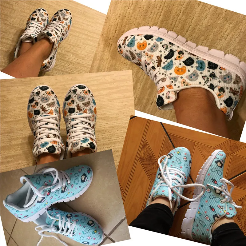 Native American Printed Women's Sneakers OEM Males Footwear Mens Sports Tennis Shoes 2019 Custom