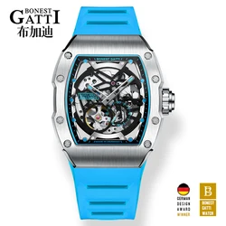 BONEST GATTI 2021 New Hot Sale Luxury Fashion Men Watch Automatic Mechanical Watch