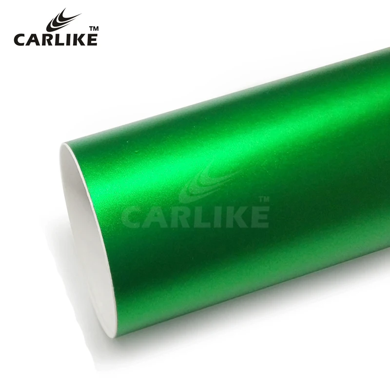 CARLIKE CL-CM-02 хром матовый зеленый воздух Бесплатная украшение автомобиля виниловая