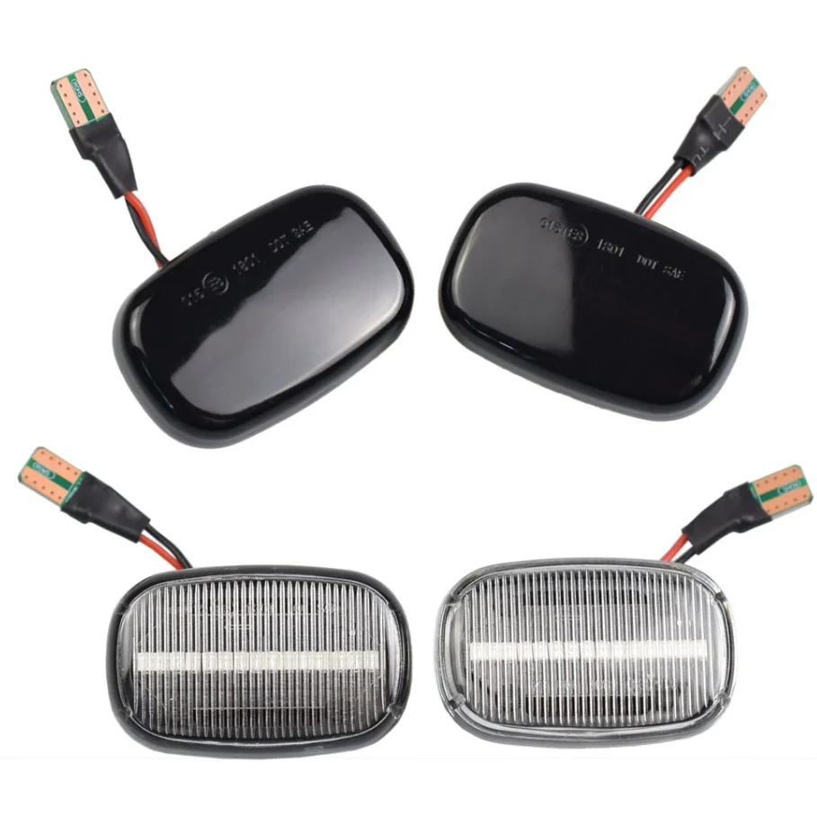 thumbnail image 2 of Pair Of Front Turn Signal Side Marker Lights For Toyota Hilux Vigo, Fortuner, Altis (2003-2014) – Clear, ABS Plastic 2 of 6
