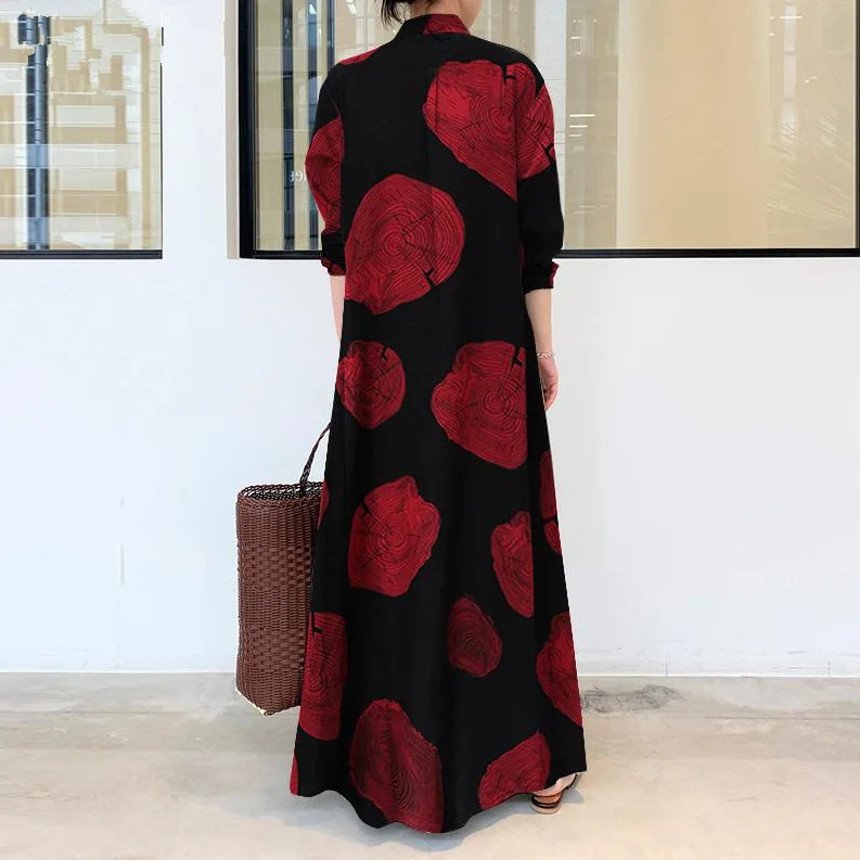 Cotton Linen Printed Long Sleeve Simple Loose Casual Long Women's Shirt Dresses| Alibaba.com Cotton Linen Printed Long Sleeve Simple Loose Casual Long Women's Shirt Dresses| Alibaba.com