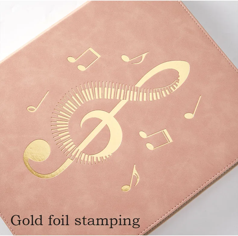Refillable File Folder Binder Music Book