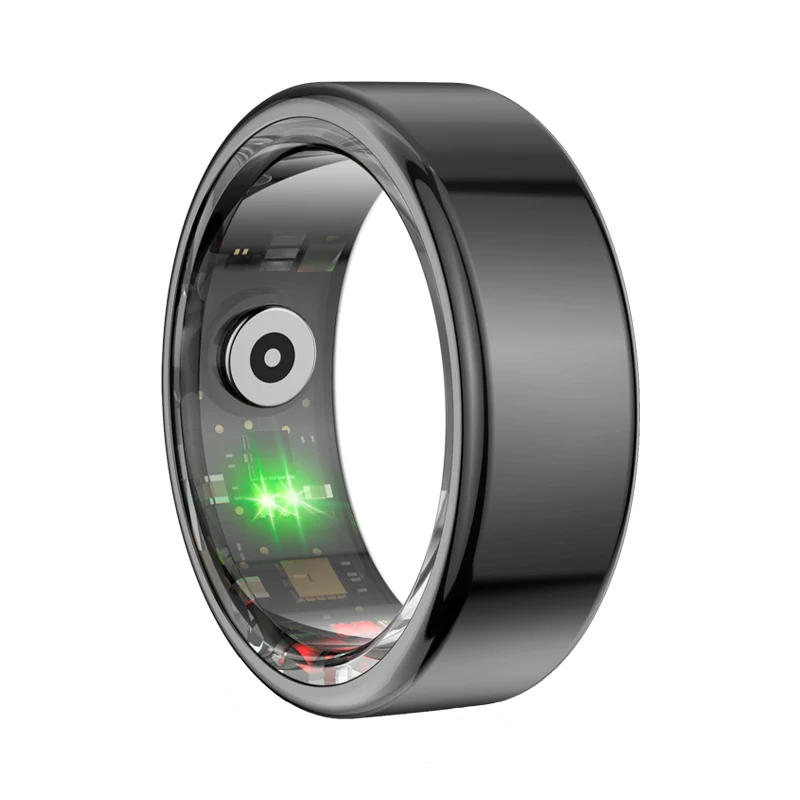 2024 Hot Smart Ring R02,Stainless Steel Case Chip Rf03 Bt Connection ...