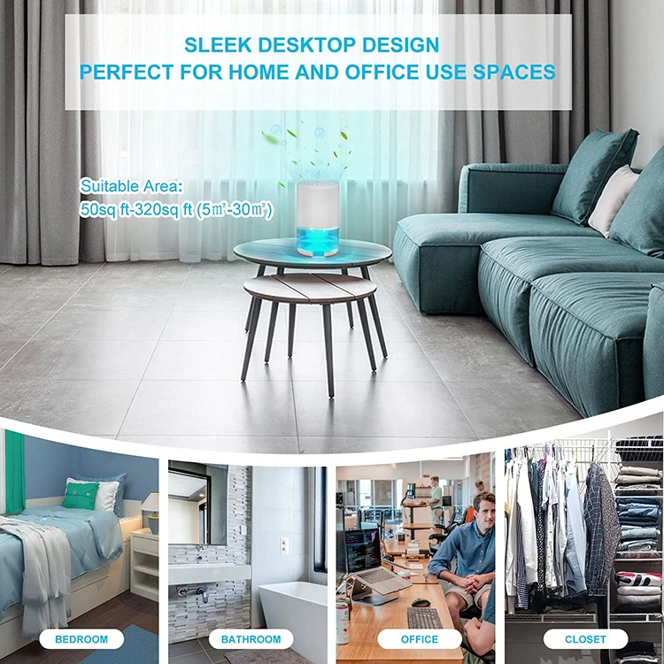 Smart Home Desiccant Humidifier Automatic Domestic Dehumidifier Basement Electric Dry Dehumidifier Peltier Portable Dehumidifier