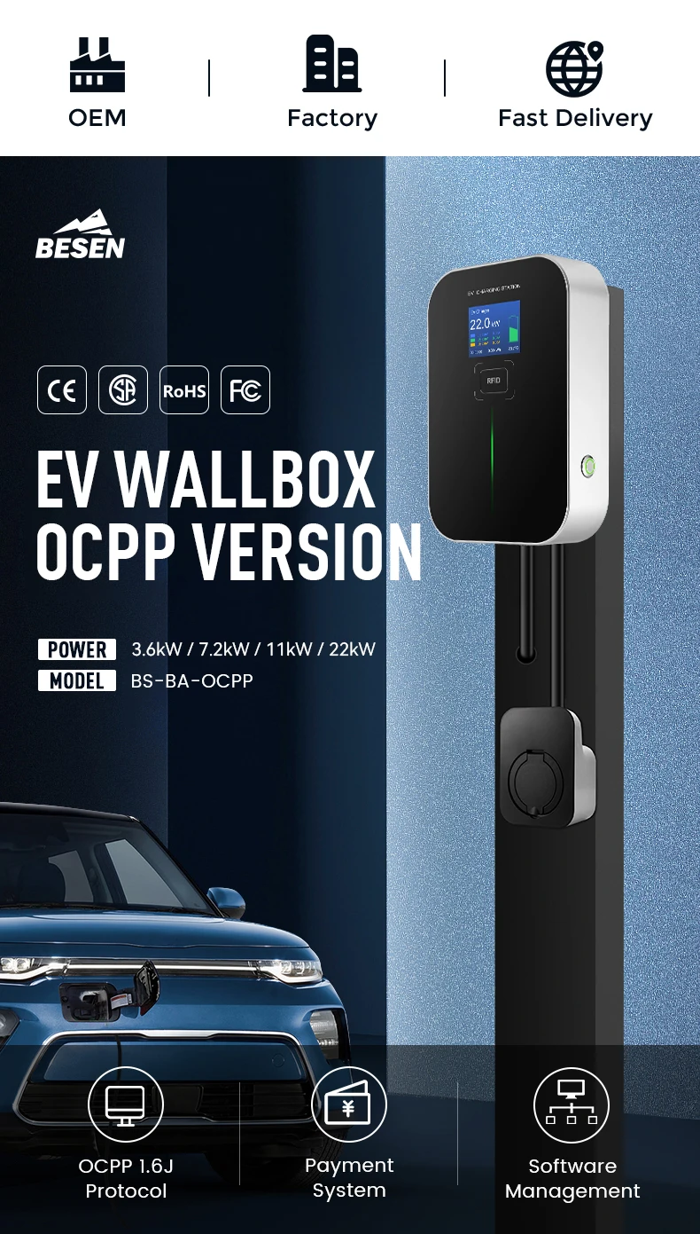 32a 3 Phase Ocpp 16j Wallbox 22kw Ev Wall Charger Ev Charging Station With Rfid Card Buy Ev 6973