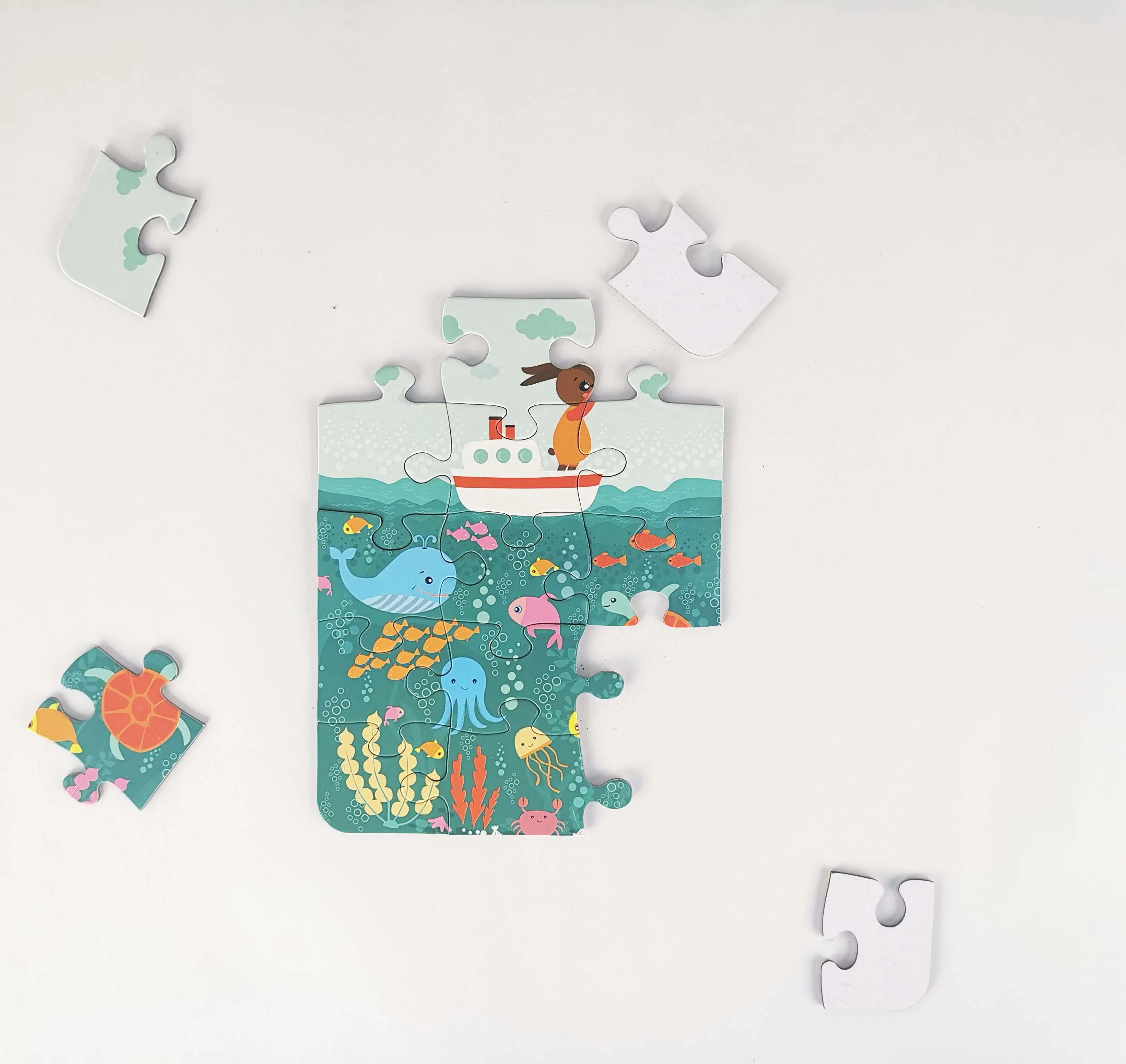 Изготовленный На Заказ крафт-бумага мультфильм животных дети