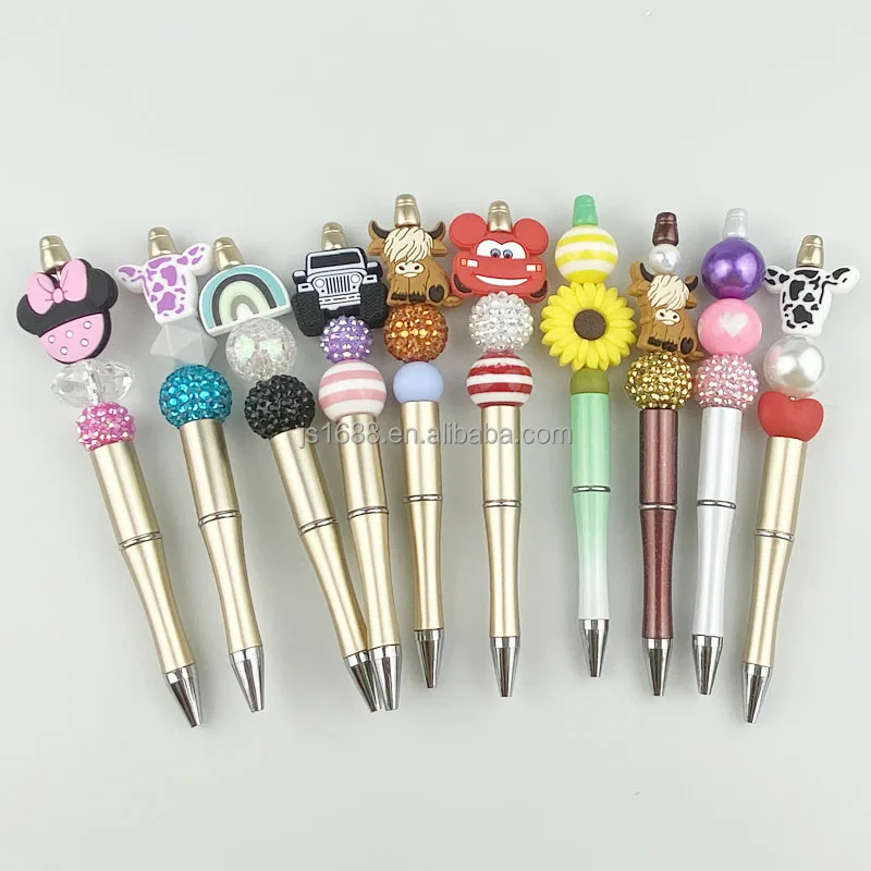 Buy Wholesale China 2023 Christmas Beads Pen Silicone Ballpoint Pens  Stationary Personalized Gift Diy Beads Pens For Kids & Silicone Focal Beads  Pen Ballpoint Pen at USD 1.3