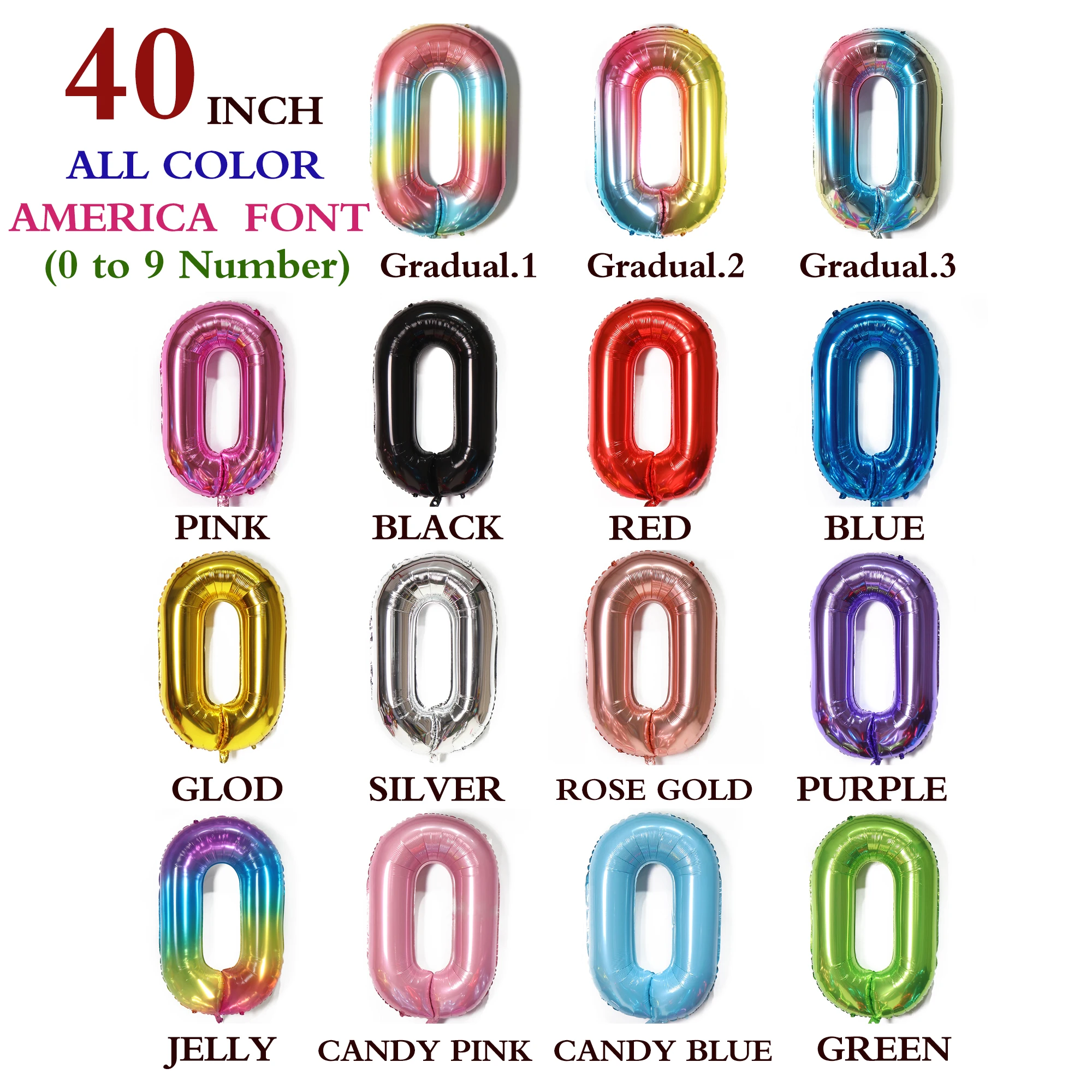 40-дюймовый светодиод номер розово-золотистый воздушный шарик из фольги в форме цифры гигантские надувные баллоны с гелием для Baby Shower или вечеринки по случаю Дня рождения свадьбы вечеринки;