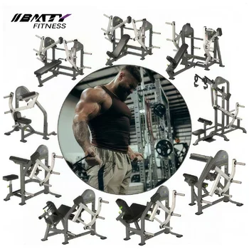 BM Commercial Gym Fitness Steel Safety Shoulder Press Plate Loaded Bodybuilding Strength Training Seated Shoulder Press Machine