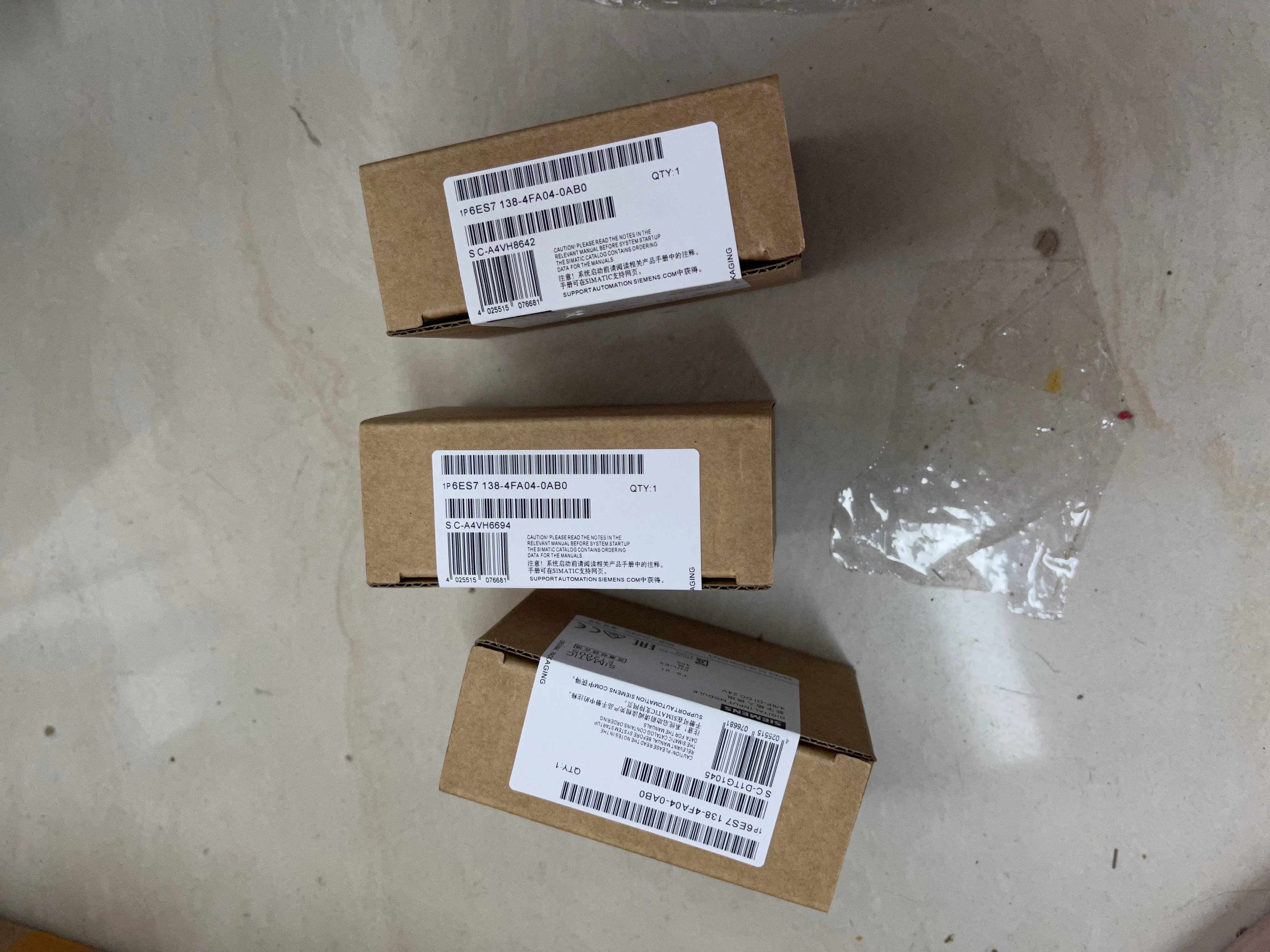 Siemens PLC Digital Input Module 6ES7138-4FA04-0AB0