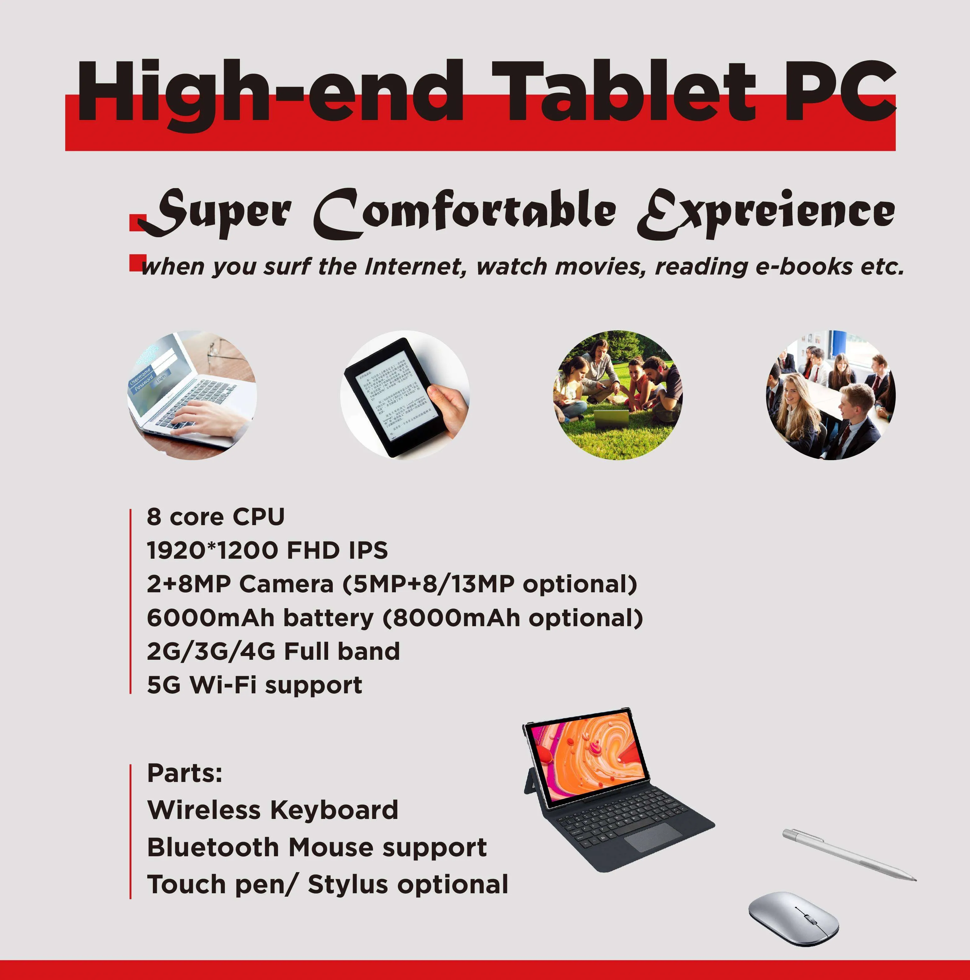 4G Calling Core Gaming Laptop Tablet Pc 10 Points Touch Screen FHD IPS  Android Tablet 10 Inch for Educational Tablet PC