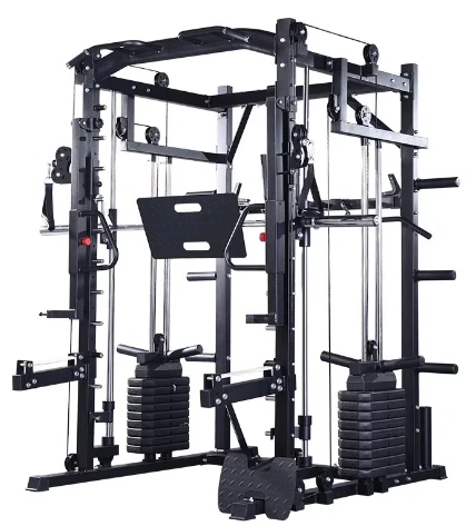 Kesun Oem/odm Multi Functional Trainer Smith Machine Station Home Using Gym Half Cage Power Rack factory