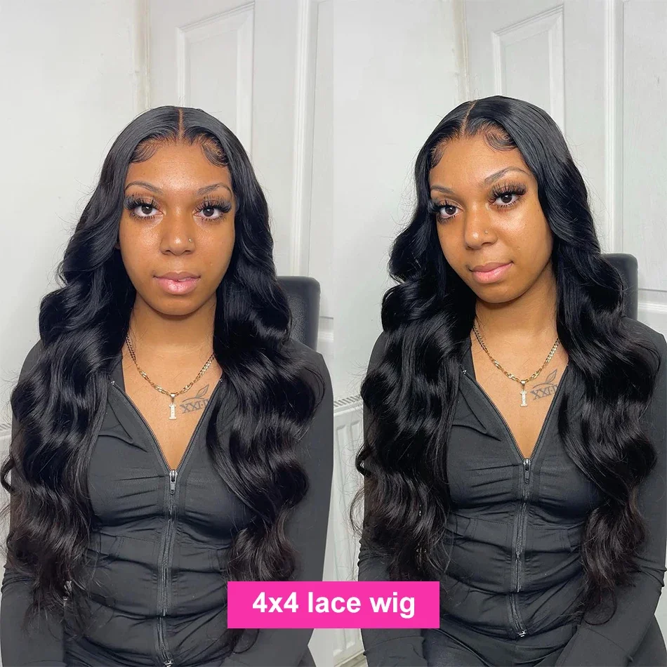 Parrucche frontali in pizzo con onde del corpo da 30 pollici, parrucche frontali in pizzo con onde d'acqua brasiliane Remy per donne_voghion.com