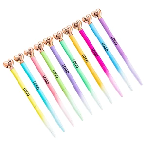 P5022 Custom Ballpoint Pen 1.0mm Loving Heart Novelty Ballpoint Pen School Office Stationery Advertising  Gift Custom Ball Pen