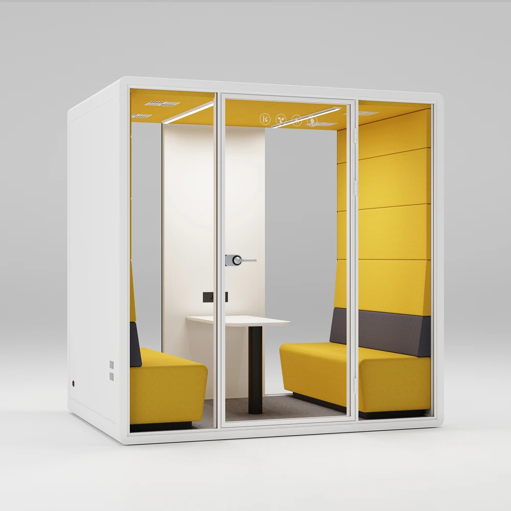 Privacy Soundproof Telephone Booth Phone Pod Recording Security Office Booth Workplace Office Phone Booth