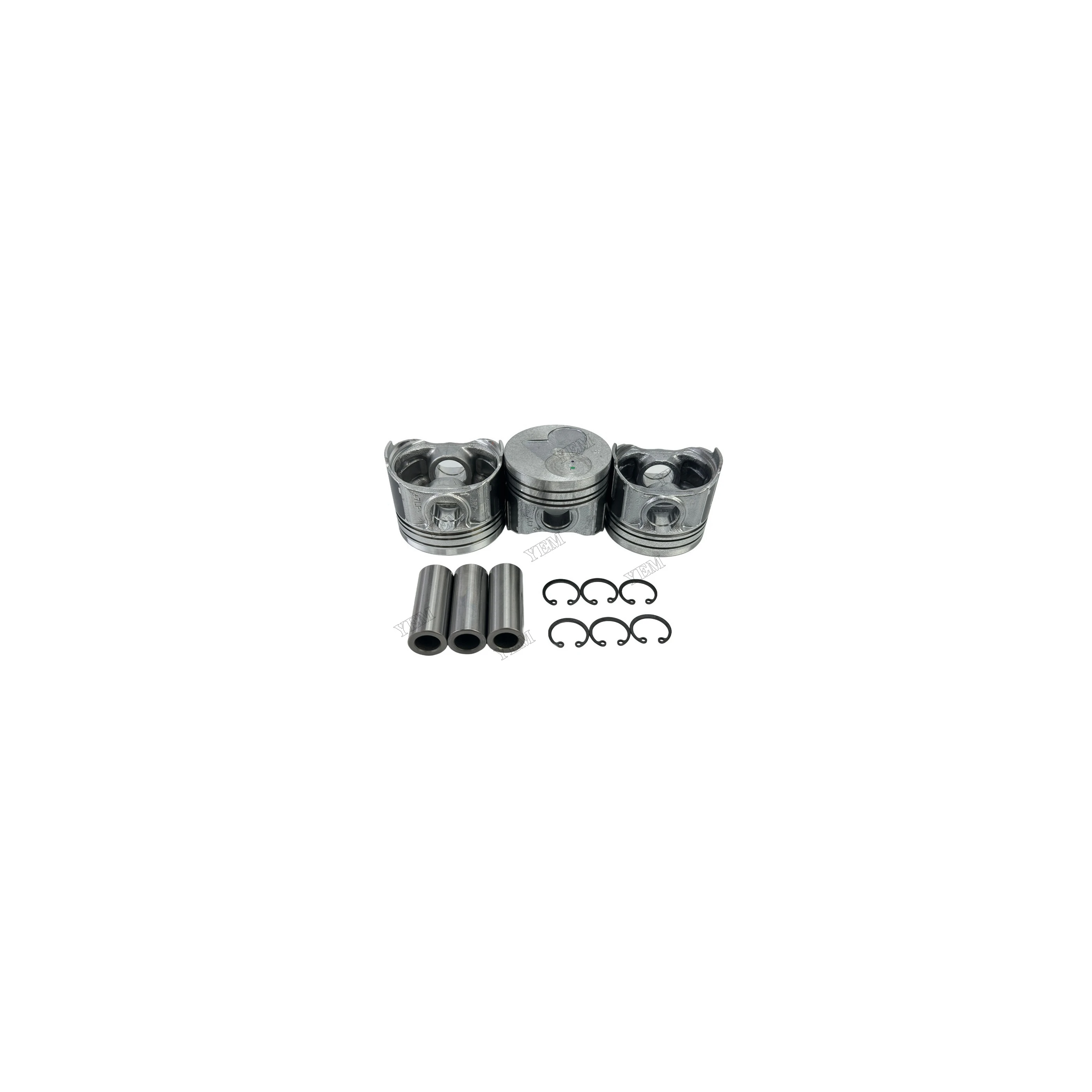 1J093-21110 Cylinder Piston With Pin Compatible for Kubota D782 Aftermarket Engine Parts