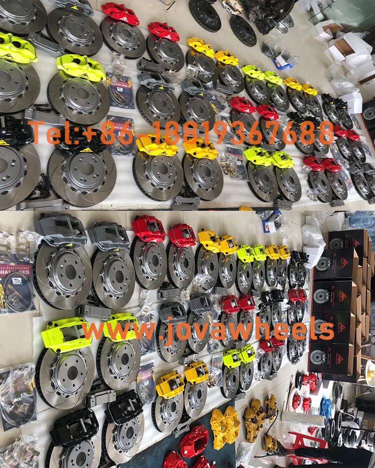 High Performance Industrial Universal W123 Brake Disc One Set Gt6 6pot 4 Pistons Amg Brake Caliper