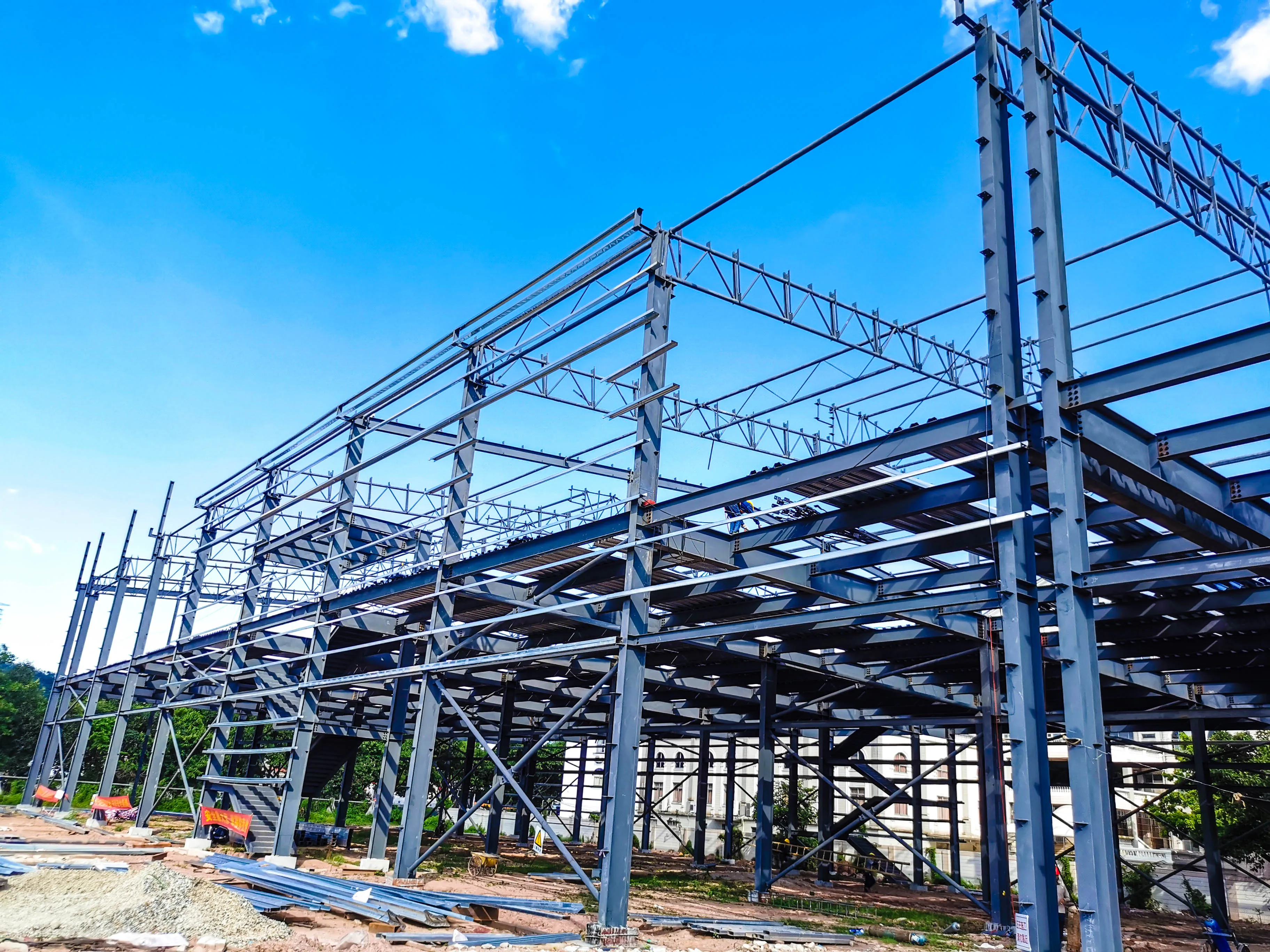 Modern Design Prefabricated Steel Structure for Construction Price for Warehouse Workshop School or Mall factory