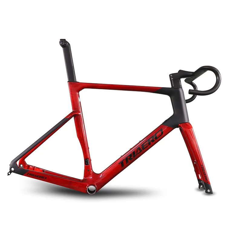 OEM超軽量レーシングロード自転車T700 & T800カーボンフレームディスク