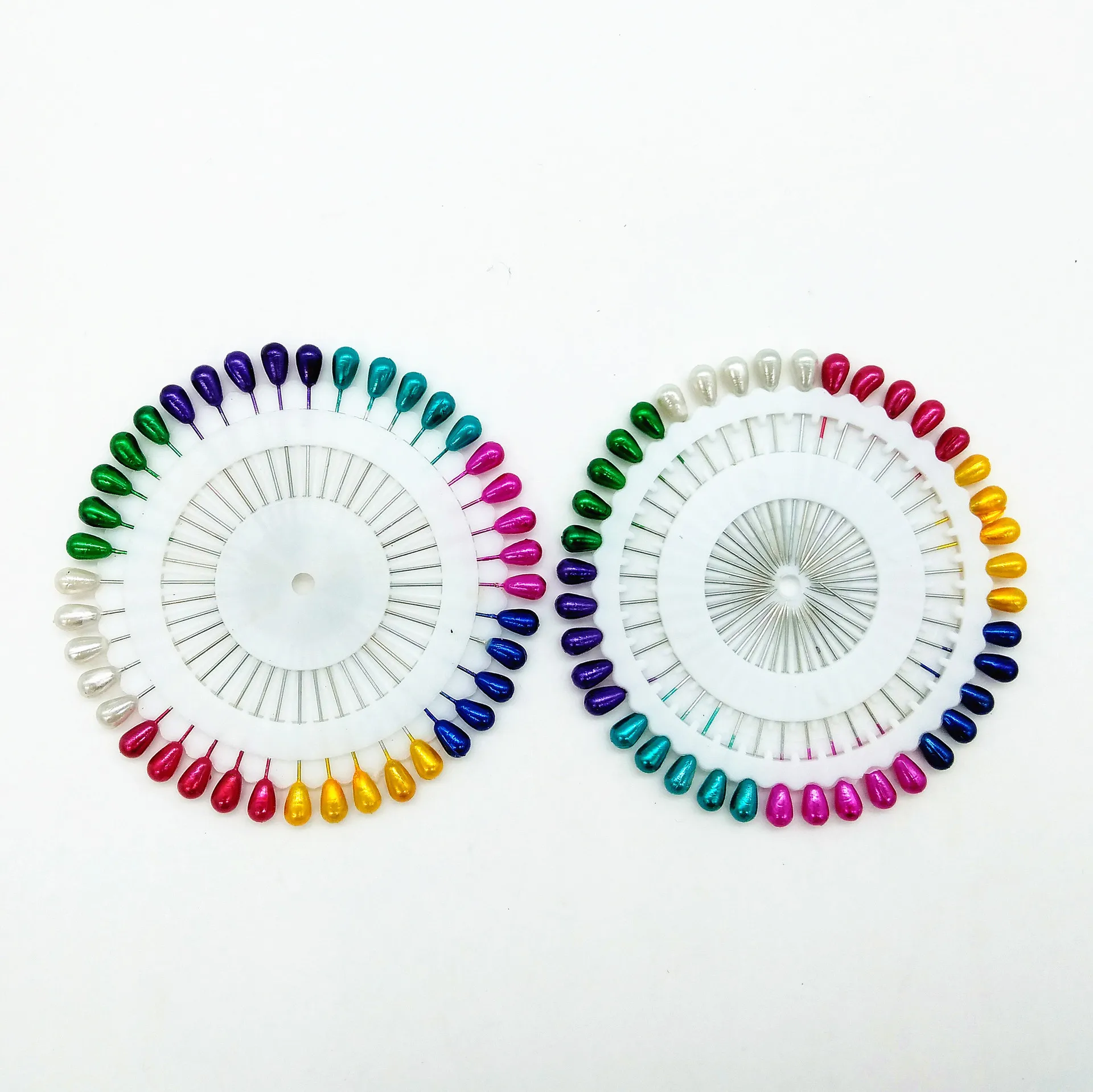 Color Paper Needle Wholesale Hand Sewing Needles Colored Pear Water Drop Shape Pearl ...