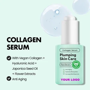 Intense Hydrating & Anti-Aging Face Serum Hyaluronic Acid & Collagen Daily & Nightly Facial Care for Dry Fine Line-Prone Skin